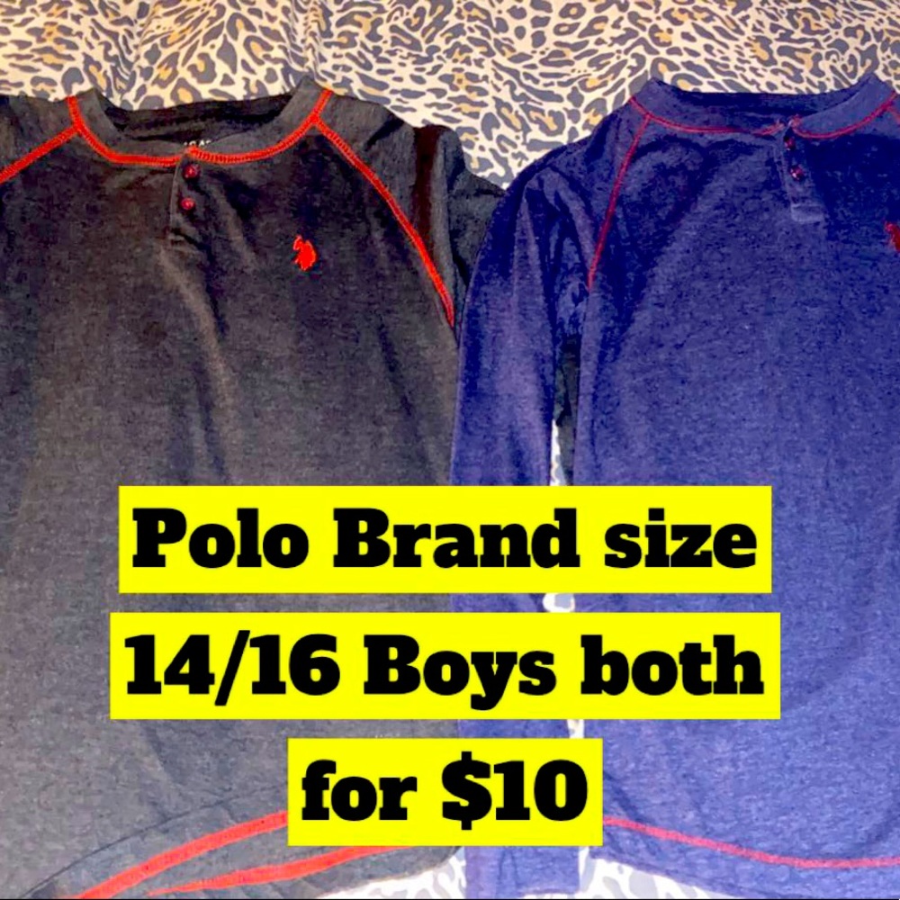 Polo brand long sleeve shirts